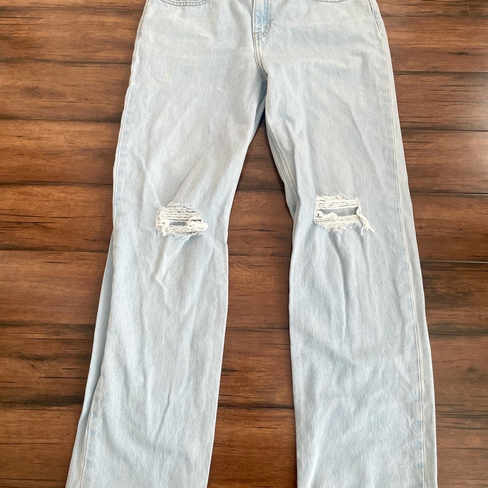 Levi's Light Blue Straight Leg Jeans, Size 29